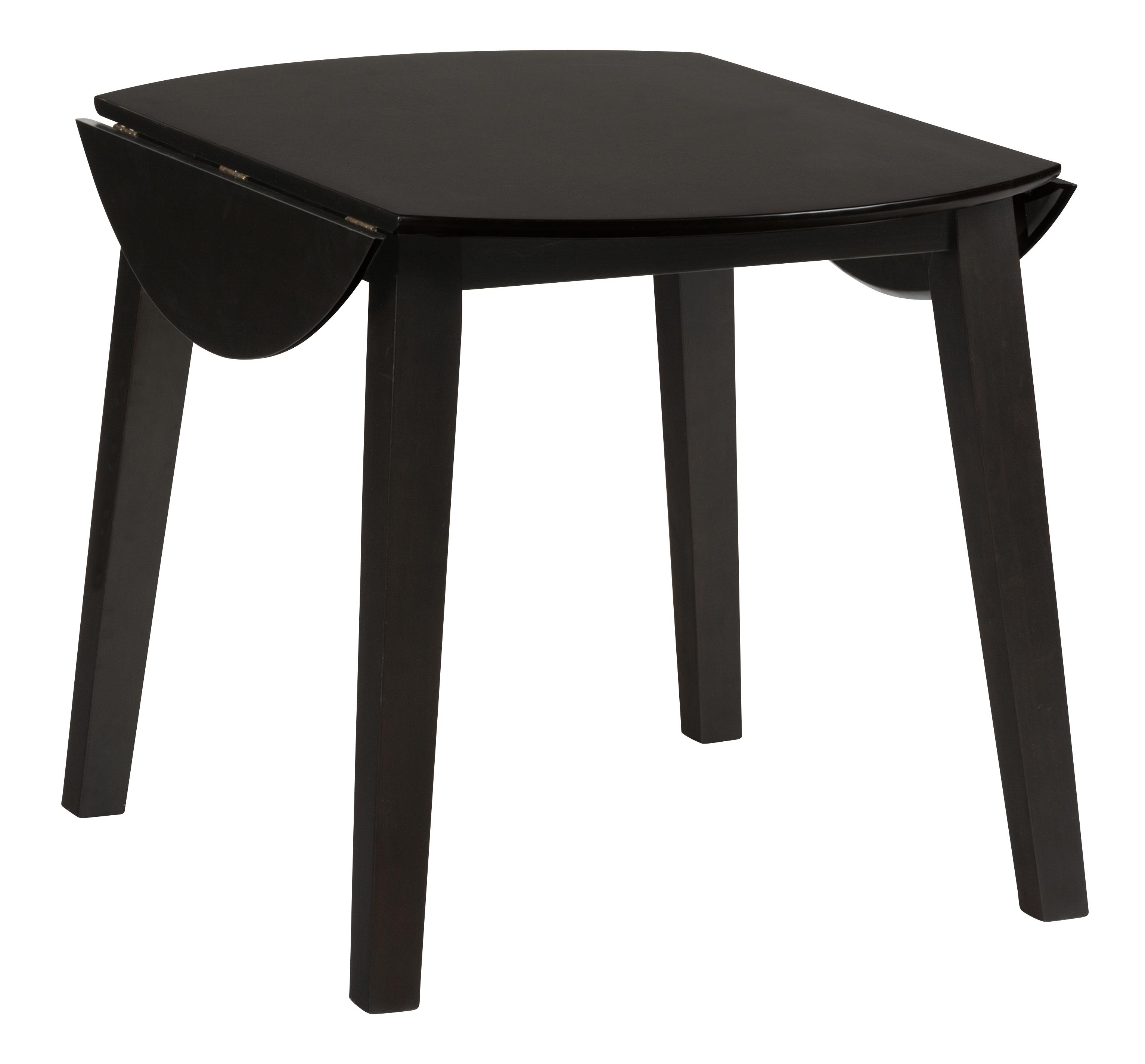 Round drop leaf deals table and 4 chairs